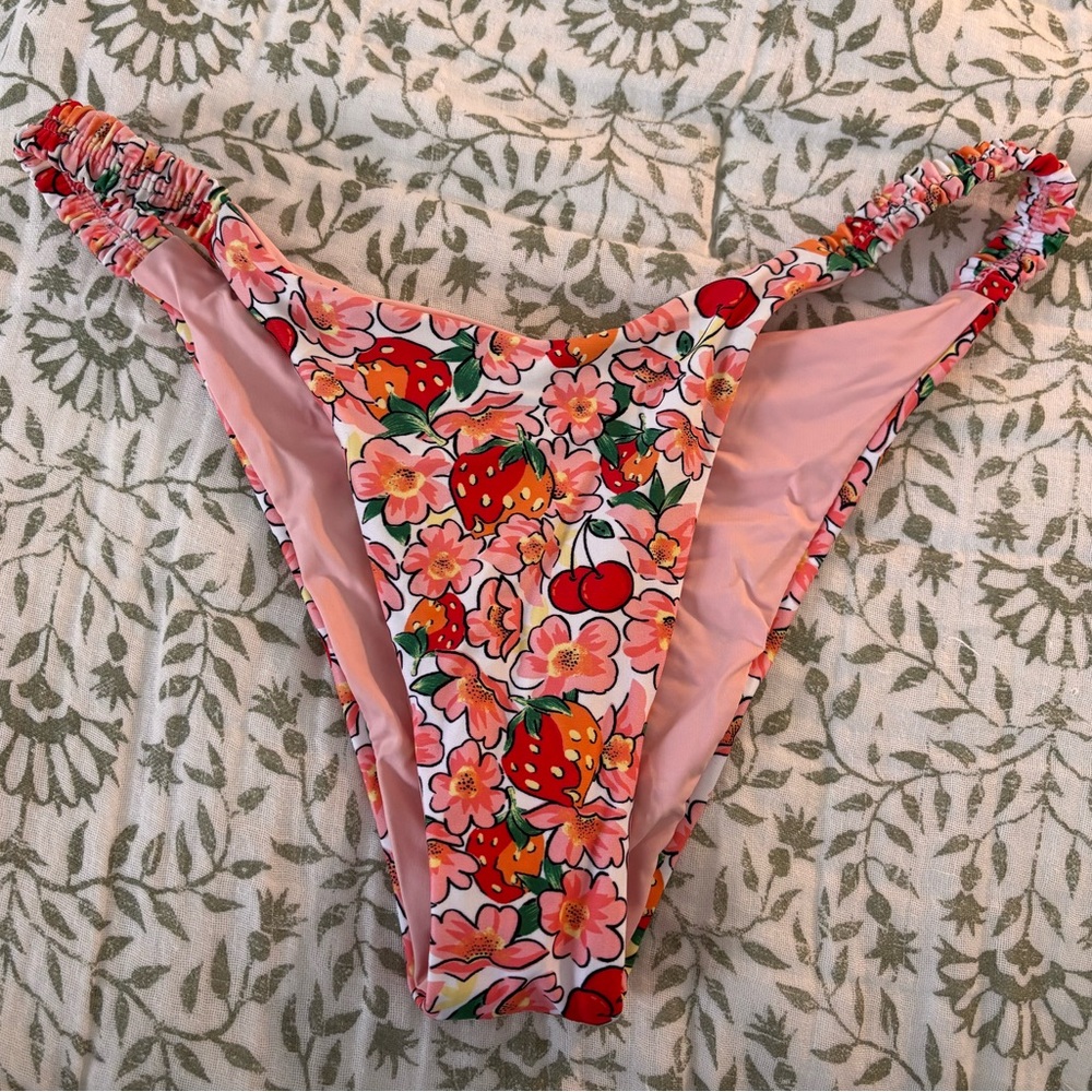 Berry Cherry Blackbough Bikini Bottom